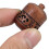 2 pendentifs en bois creux en forme de à 6