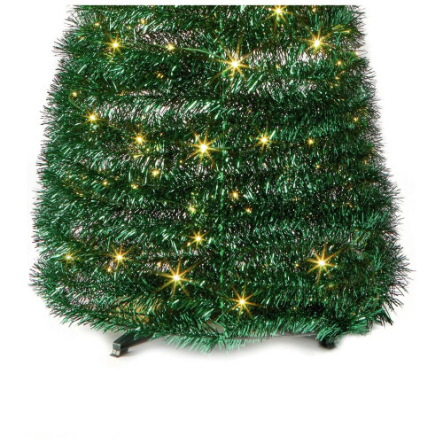 6ft Pre lit Pop Up Slim Christmas Tree 2