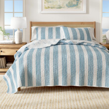 Great Bay Home Juego de ropa de cama con edredσn costero para cama matrimonial/Queen, edredσn costero de verano con fundas, juego de edredσn reve