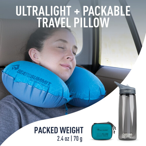 Cuscino da Viaggio Inflatable Sea to Summit Aeros Ultralight, Aqua 1