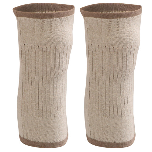 cashmere kniebandage für outdoor hellbeige