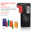 batterietester für aa aaa 9v 1,5v knopfzellen 8