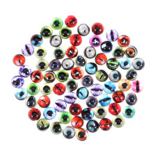 50 runde 12 mm -Mix Tieraugen-Stein-DIY-Schmuckzubehör - 4