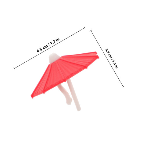 24 getränke-marker mit regenschirm-design, weinglas-anhänger 1