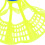 Winddichtes Badminton Badminton-Trainingsgerät Nylon Orange 8