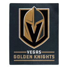 Northwest NHL Vegas Golden Knights 50 x 60 Raschel Interference DesignDecke, Teamfarben, Einheitsgröße (1NHL070400029RET)