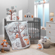 Bedtime Originals Woodland Friends 3-delige Crib Bedding Set, Multicolor
