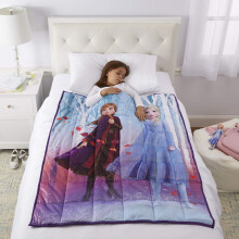 Zteov plyov deka Disney Frozen 2"""" Walking to Winter 4,5 lb s: Elsou a Annou