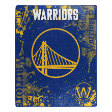 Northwest NBA Golden State Warriors Unisex-vuxen Raschel Slngfilt 50"" x 60"""" Dropdown