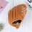 1Gant Main Gauche Baseball En PVC Orange, Doublure Douce Ajustable 9