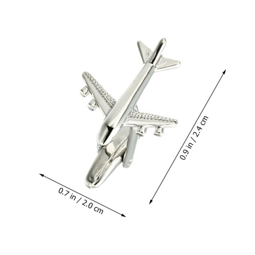 1 paar flugzeug-form manschettenknöpfe für hemd, 1