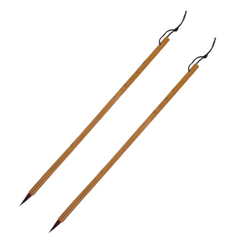 Traditioneller Kalligraphie Stift Bambus 2Stk