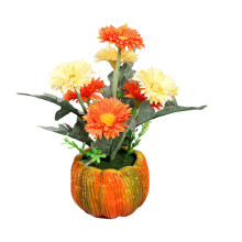 3 Pcs Beautiful Desktop Decor Lifelike Artificial Bonsai Orange Ornaments Perfect Room Decor Present For Plant Enthusiasts