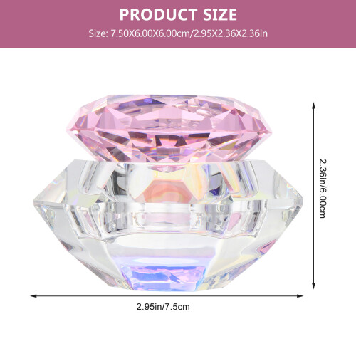 taza de cristal hexagonal para de con tapa 1