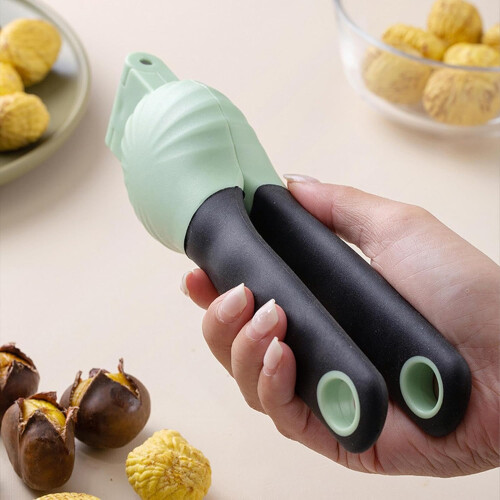 Portable Nutcracker Chestnut Clip Stainless Steel, Compact Chestnut Opening Clip, Multifunction Kitchen Tool For Walnuts 1