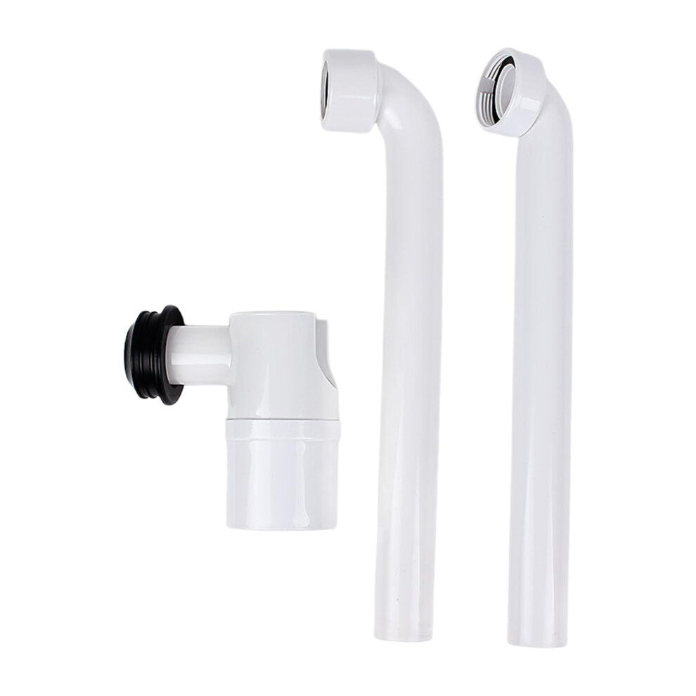 Adjustable Sink Drain 1/4 Inch Space Saving Washbasin Siphon Durable Drain Pipe For Bathroom 9016109436887
