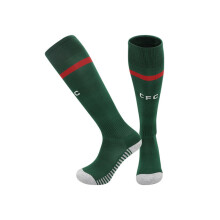 (EU 36-45, Chelsea Green) 25-26 New Kids Football Grip Socks & Long Football Training Socks - Breathable Cushioned Socks Children & Youth