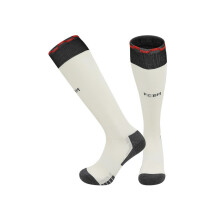 (EU 26-35, Bayern White) 25-26 New Kids Football Grip Socks & Long Football Training Socks - Breathable Cushioned Socks Children & Youth