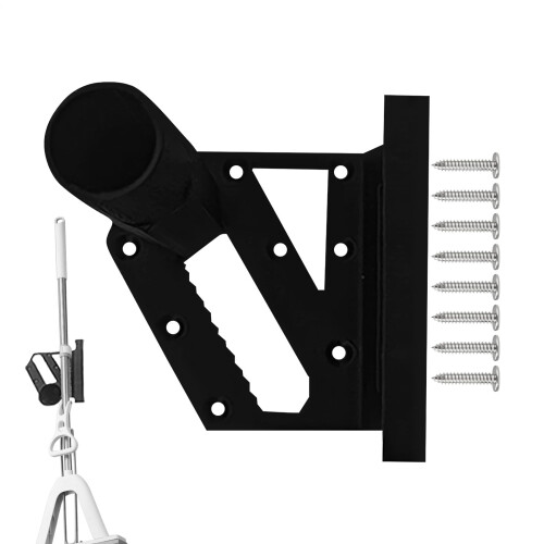 Garden Wall Organizer Wall Mounted Garden Tool Storage Rack Compact Broom Holder Space Saving Easy Installation