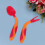 kids training tableware set with easy grip spoon fork for toddlers red 8