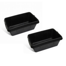 Horse Feeding Tub Rubber Trough 30L x2