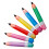 6 aufblasbare stift-props, groß, für schulanfang 9