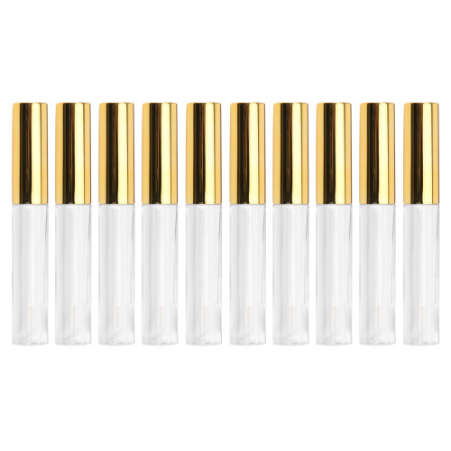 10 10 ml runde leere lipgloss- aus kunststoff,