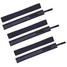 6St Katoenen Hoed Zweetband Verstelbaar Zwarte DIY Hoed Accessoires