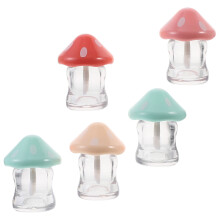 5 lipgloss- mit applikator, pilzförmige behälter