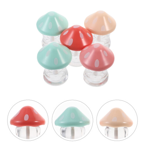 5 lipgloss- mit applikator, pilzförmige behälter 2