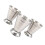 3-teiliges 75-ml- -Jigger-Silber, Ounce-Messbecher 8