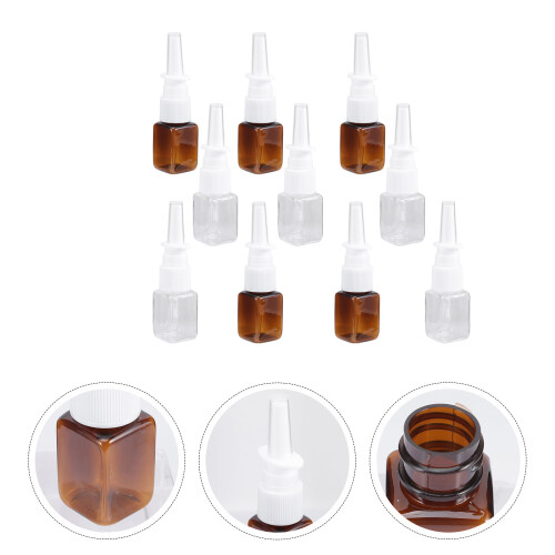 10St Leere Nachfüllbare Nasensprayflasche 10Ml 2