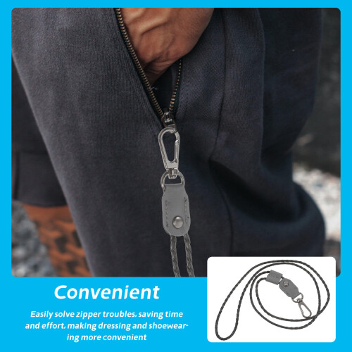 Elderly Zipper Assist Ritsbeugel Laarshulp Met Lanyard 2