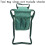 Portable Folding Garden Bench Tool Pouch (S) Size S, Foldable Outdoor Bench, Tool Organizer 3