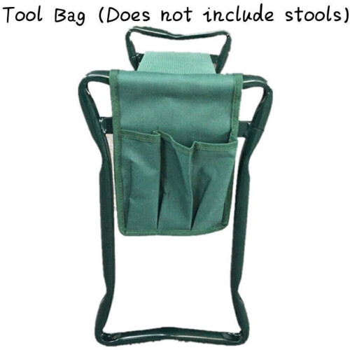 Portable Folding Garden Bench Tool Pouch (S) Size S, Foldable Outdoor Bench, Tool Organizer 2