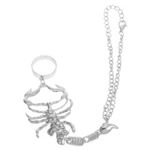 fingerring handkette rave armband