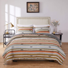 Barefoot Bungalow Maalattu Desert Peittosetti 3-osainen King/Cal King Rose