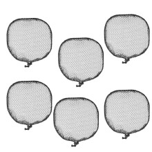 6 elastische Perückenhaarnetze, atmungsaktiv, für Perückenherstellung
