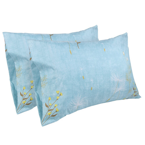 JSD Dandelion Floral Print Sheet Set Queen 4 Piece Soft Botanical Microfiber Sheets Deep Pocket 1