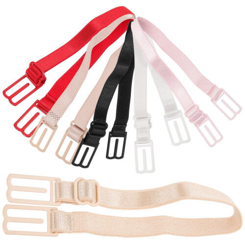 Bra Strap Clips 7pcs Elastic Adjustable Non- Holder Conceal Straps 2