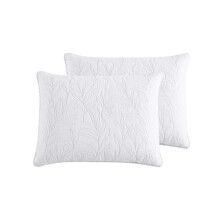 Tommy Bahama-huis | Costa Sera-collectie | 100% zacht geborsteld katoen, voorgewassen voor zachtheid, 2-pack King Sham-set voor slaapkamerdecorat