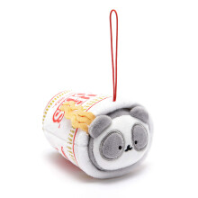 Anirollz Knuffeldier Plush Sleutelhanger - Officiële Nissin Cup Noodle Ornament Charm