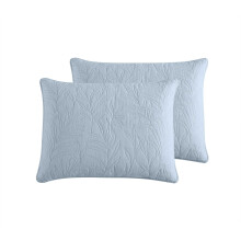 Tommy Bahama-huis | Costa Sera-collectie | 100% zacht geborsteld katoen, voorgewassen voor zachtheid, 2-pack standaard schijnset voor slaapkamerd