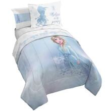 Jay Franco Disney Frozen 2 Elsa Color Block 7 Τεμ. Σετ Κρεβατιού Queen