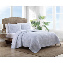 Tommy Bahama - Juego de edredσn tamaρo queen, ropa de cama reversible de algodσn con fundas a juego, colcha costera suave, juego de cama sϊper su