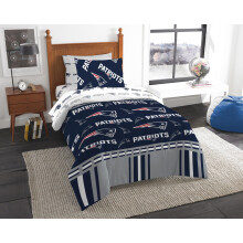 Northwest NFL New England Patriots Bed in a Bag Set Twin Rotary