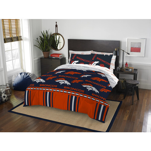Σετ Κρεβατοκάμαρας Northwest NFL Denver Broncos, Full, Rotary