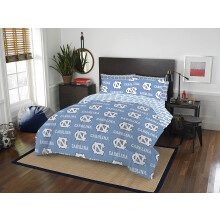 Northwest NCAA North Carolina Tar Heels Unisex-Erwachsene Bed in a Bag Set Twin Rotary