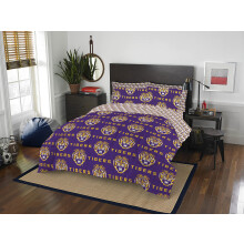 Northwest NCAA LSU Tigers Unisex-Erwachsene Bett-in-a-Bag-Set Queen Rotary