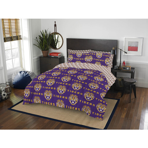 Northwest NCAA LSU Tigers Κρεβάτι σε Σετ, Queen, Rotary